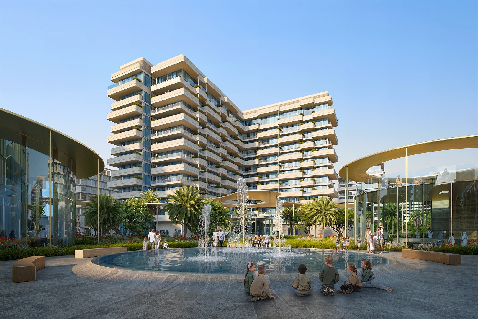 Fitness facilities at Luluat Marina Al Raha Beach Abu Dhabi