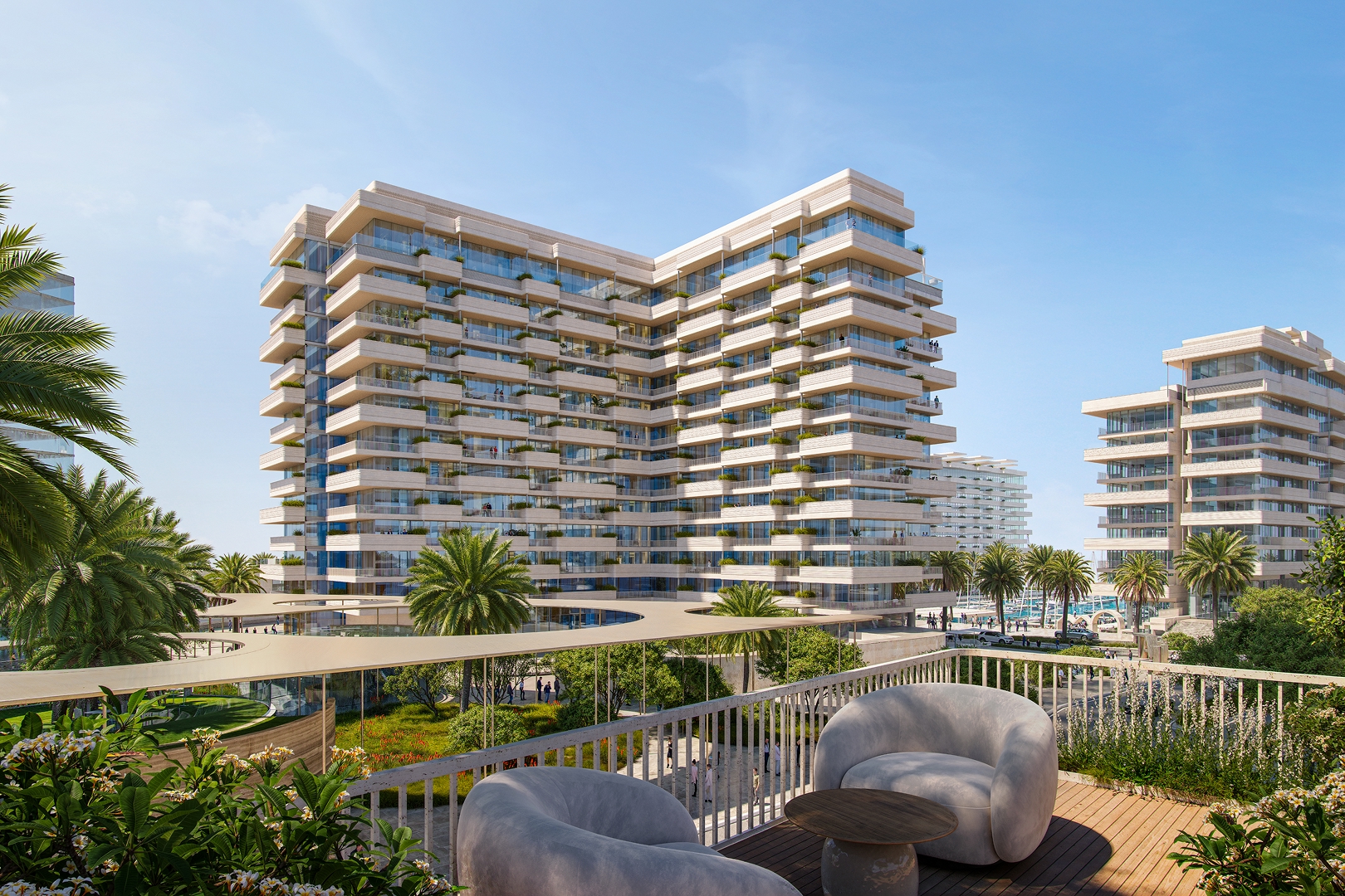 Luluat Marina community view Luluat Al Raha Abu Dhabi